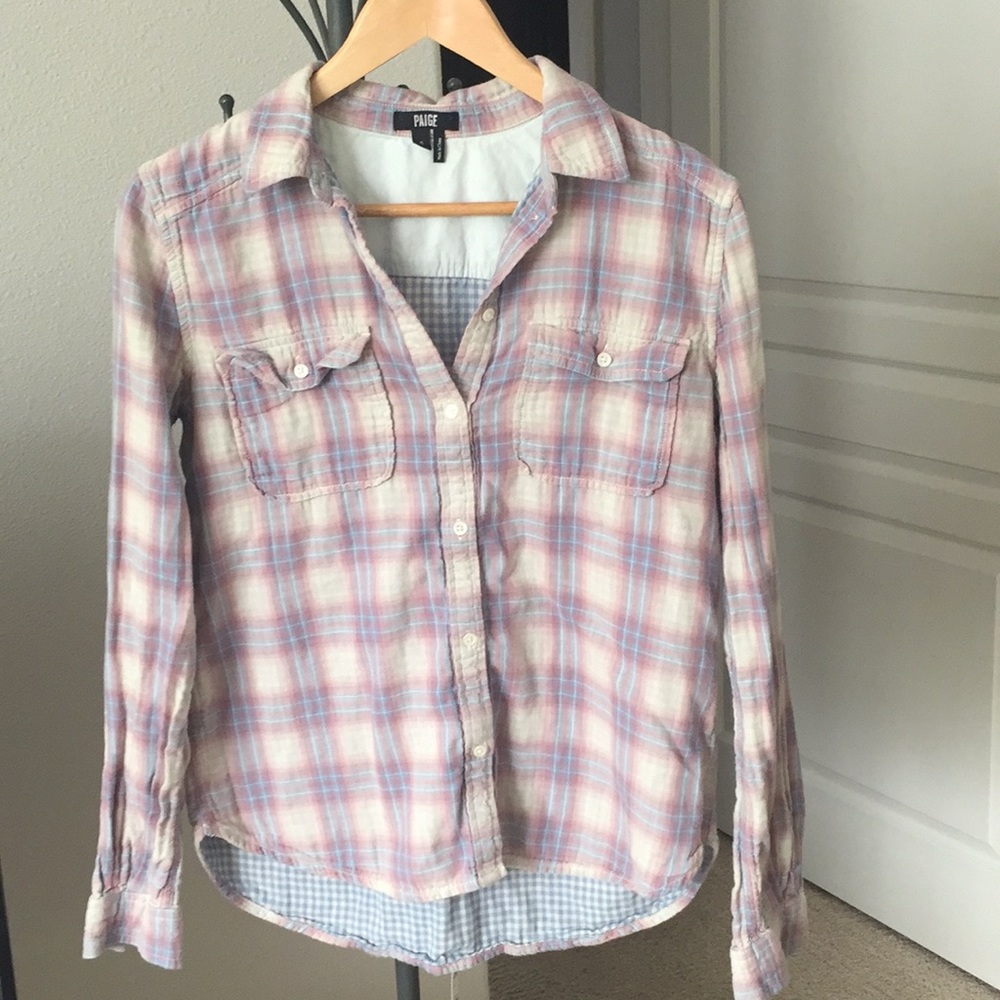 Women’s Paige plaid shirt size S